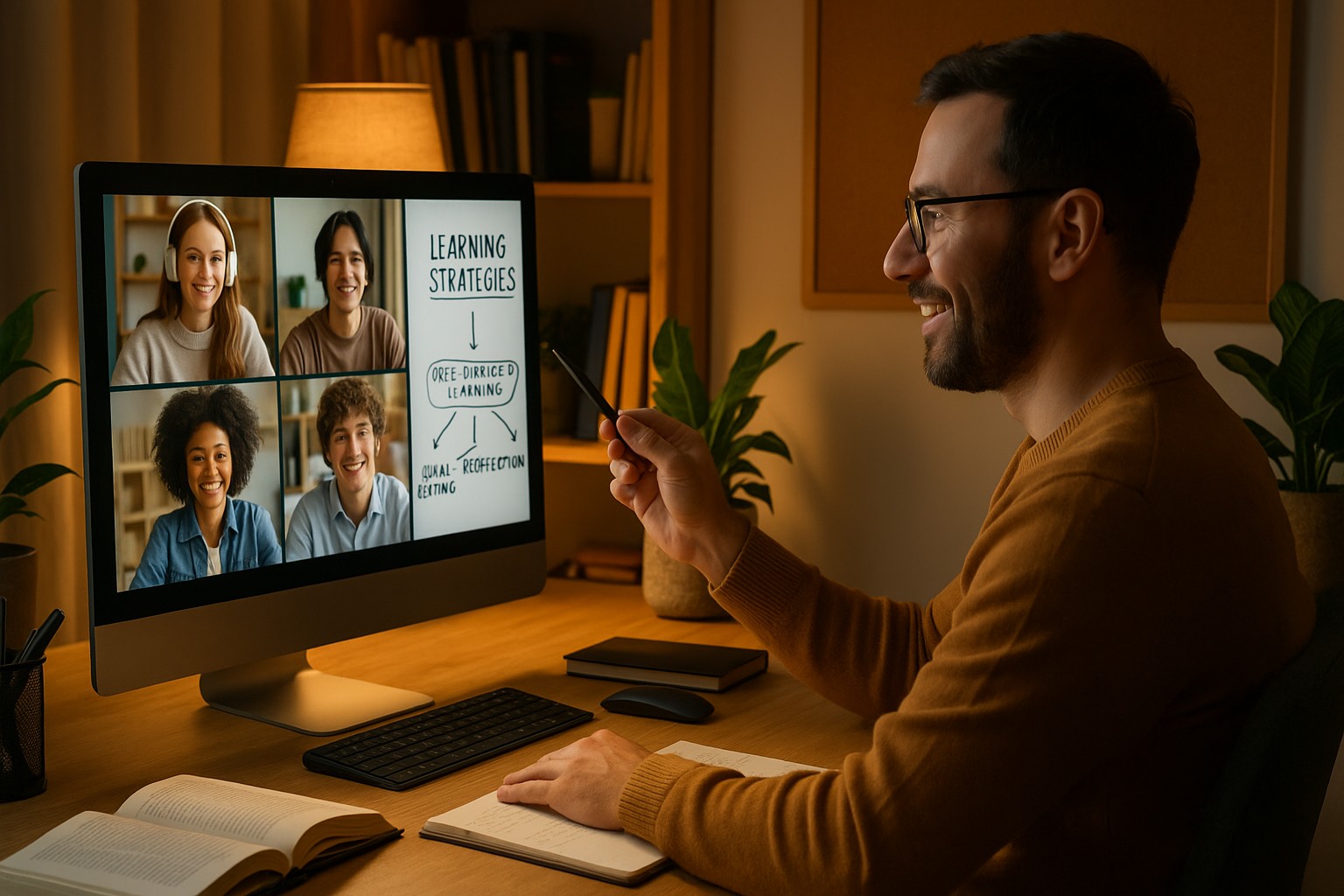 Pedagogía Virtual en E-Learning: Estrategias para Docentes 2025