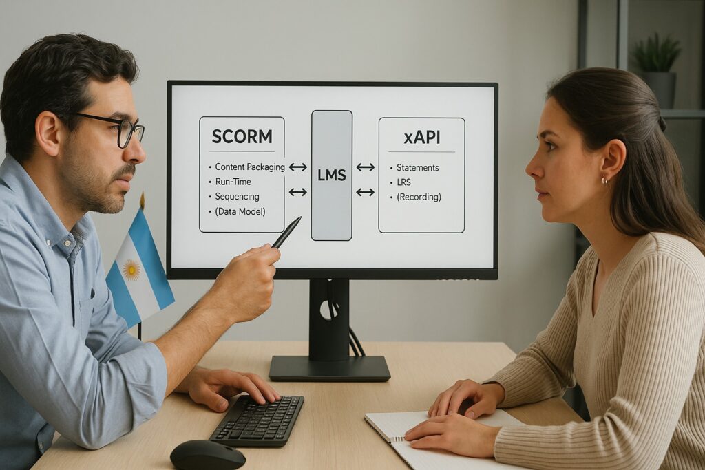 SCORM xAPI e-learning: Qué son y cuándo usarlos